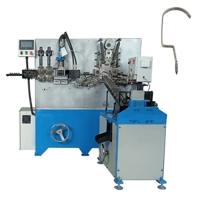 Automatische ijzeren platte hangerhaak buigen met draadmachine