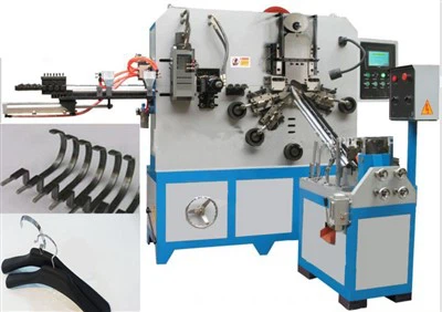 Automatische dikke ijzeren hangerhaak buigen met draadmachine